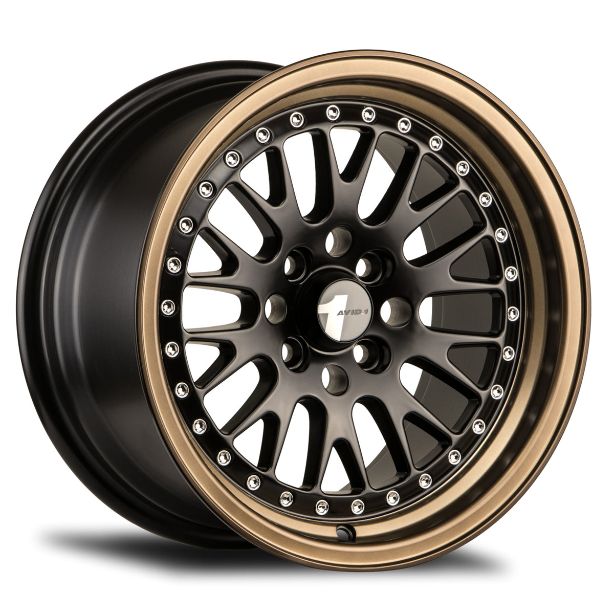 AV12 Matte Black/Bronze Lip