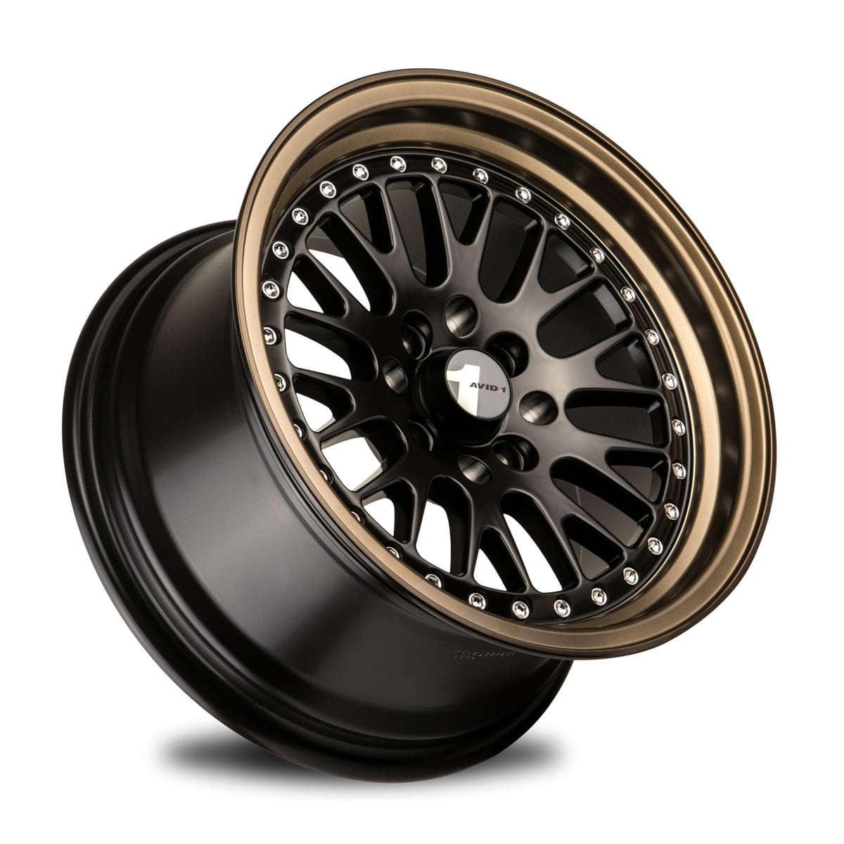 AV12 Matte Black/Bronze Lip